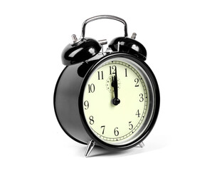 alarm clock isolated on white