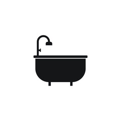 tub icon vector