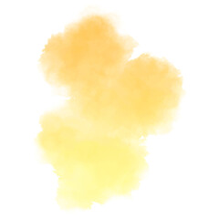 Obraz premium yellow watercolor splash