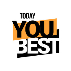 You best. Advertising for an advertising campaign at a retail purchase. Vector illustration.