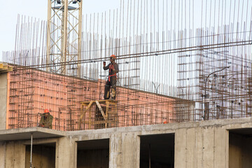 Construction equipment and construction of residential real estate