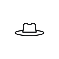 cowboy hat icon vector