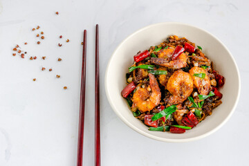 Shrimp, Prawn,Chinese Food,Pasta,China - East Asia,Chinese Culture,Noodles,Food,Vegetable,Independent Mongolia,Broccoli,Seafood,Mongolian Culture,East Asian Culture,Fried,Cooked,