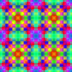 Abstract colorful mosaic style pattern 