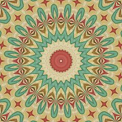 abstract fractal mandala style graphic