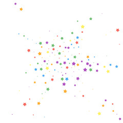 Fototapeta premium Festive confetti. Celebration stars. Joyous stars 