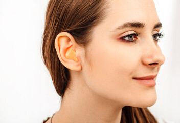 Individual and stylish earplugs for women. Ear plugs - noise protection
