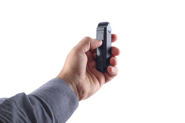Hand holding an electronic cigarette - Vaper - e-Liquid - Vape , E-cig , vaping , ecig
