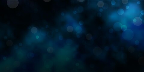 Light BLUE vector background with spots. Illustration with set of shining colorful abstract spheres. Design for your commercials.