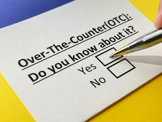 Obraz premium Questionnaire