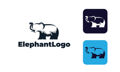 
Elephant logo with modern style can for nature logo, animal logo, Elephant Creative 
- elephant symbol design 