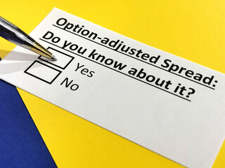 Obraz premium Questionnaire