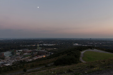 Old coal mine in the Ruhr area as an art object