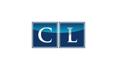 cl logo, blue, icon, symbol
