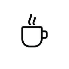 coffee cup icon vector sign symbol