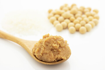 味噌と大豆と米
