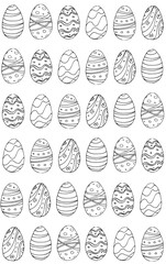 graphic eggs pattern