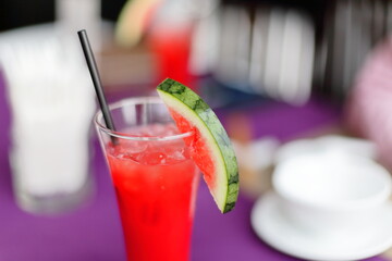 ベトナムの美味しいスイカジュース