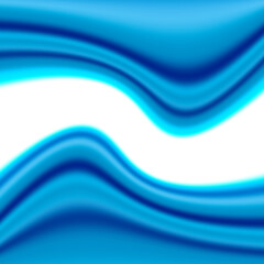 bright blue and diffuse wavy