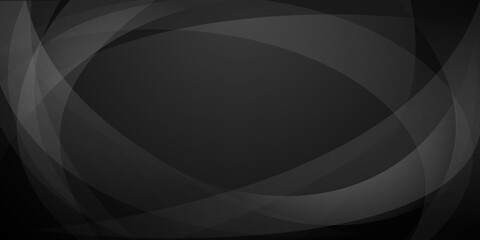 Abstract background made of curved lines in black and gray colors