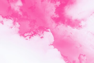 Pink gradient and white abstract background, watercolor spots, copy space