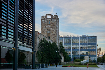 Sydney, NSW/Australia - 05 13 2020: University of Sydney. Modern and historical buildings.         
