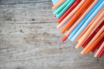 Coffee straws in many colors
