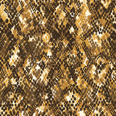 Abstract snake skin wallpaper  vector print seamless pattern 