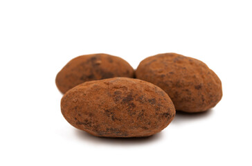 chocolate nut isolated