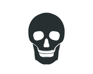 Skull icon. Skull logo design. 