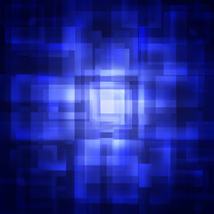  blue squares on a dark background