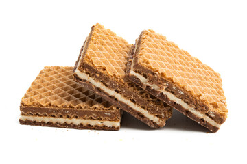 square waffles isolated