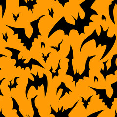 Halloween celebration seamless pattern