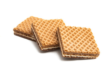 square waffles isolated