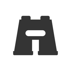 Binocular, vision icon