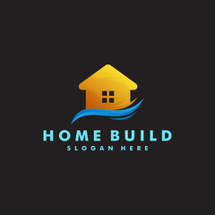 home logo template, House icon design logotype vector illustration
