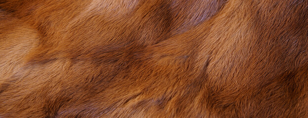 fur red brown rabbit background texture, brown pelt. close-up of a coat - garment. animal fur...