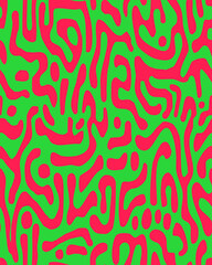 Abstract seamless pattern, memphis style design.
