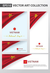 Made in VIETNAM Seal Collection, VIETNAMESE National Flag (Vector Art)
