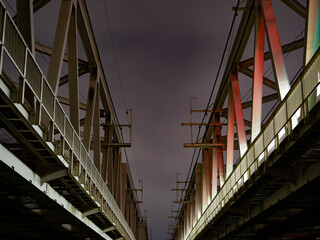 bridge at night