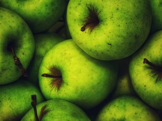 fresh green apples