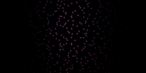 Dark Pink vector background with colorful stars. Colorful illustration in abstract style with gradient stars. Pattern for wrapping gifts.