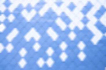 abstract white and blue pixel background out of focus graphic design view