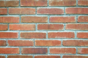 Brick walls for the concept of a rustic backdrop and minimalism atmosphere