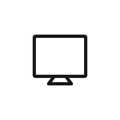monitor icon vector