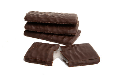 mint chocolate isolated