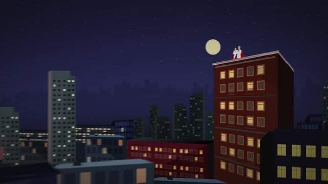 Doctor animated cartoon. Superhero concept.