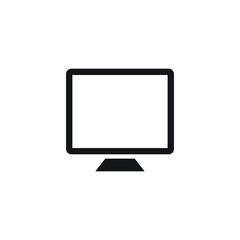 monitor icon vector