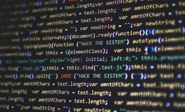 Code Writining - Haker writing code to hak the system