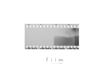(35 mm.) film collections frame.With white space.film camera.